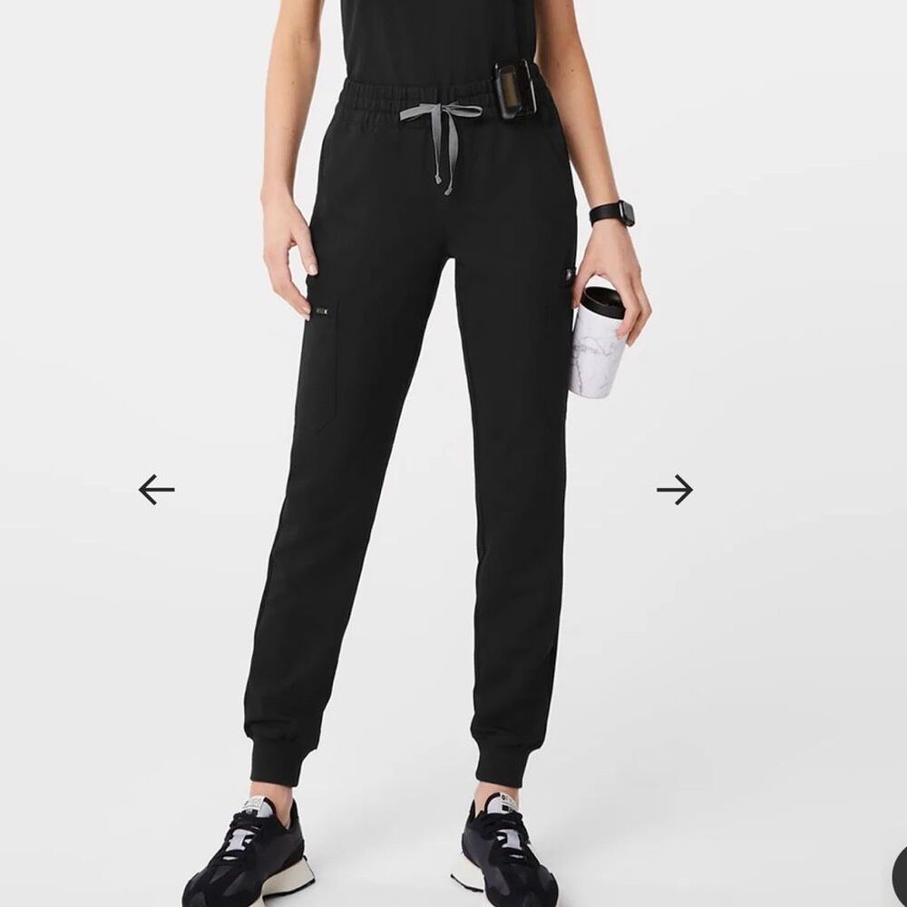 Figs Black Uman Jogger Scrub Pants Small Women